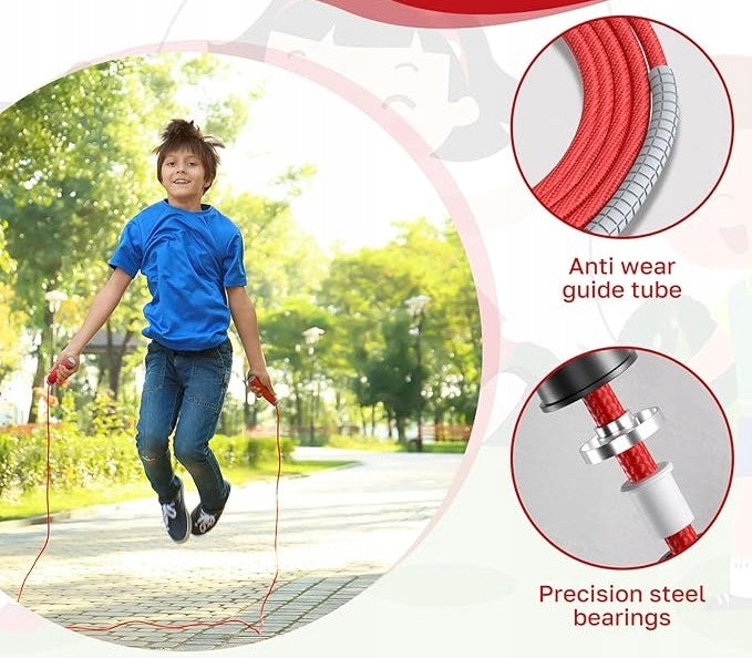 1 jump rope for adults, fitness, skipping rope for children, 3 m, adjustable Manufacturer code 8436613820315