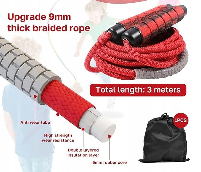1 jump rope for adults, fitness, skipping rope for children, 3 m, adjustable Packaging status original
