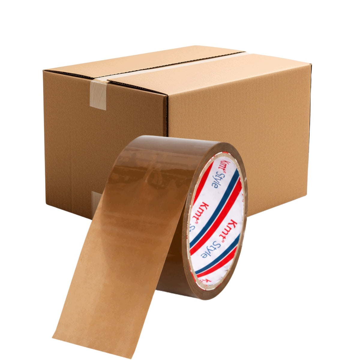 1 pc Packing Tape Brown OPP 48 mm x 40 m Strong Adhesive Brand Inn