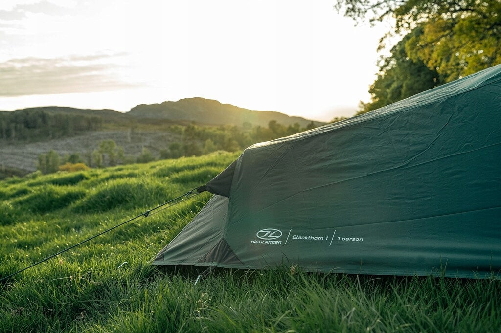 1-person tent Highlander Forces Blackthorn Gen. 2 - Scarab Green Waterproofness 2000 mm