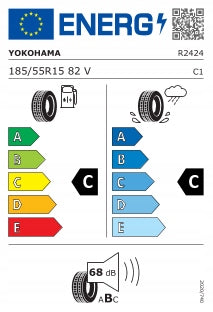 1 summer tyre 185/55R15 82V YOKOHAMA BluEarth-ES ES32 Season summer