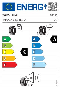 1 summer tyre 195/45R16 84V YOKOHAMA BluEarth-GT AE51 Season summer