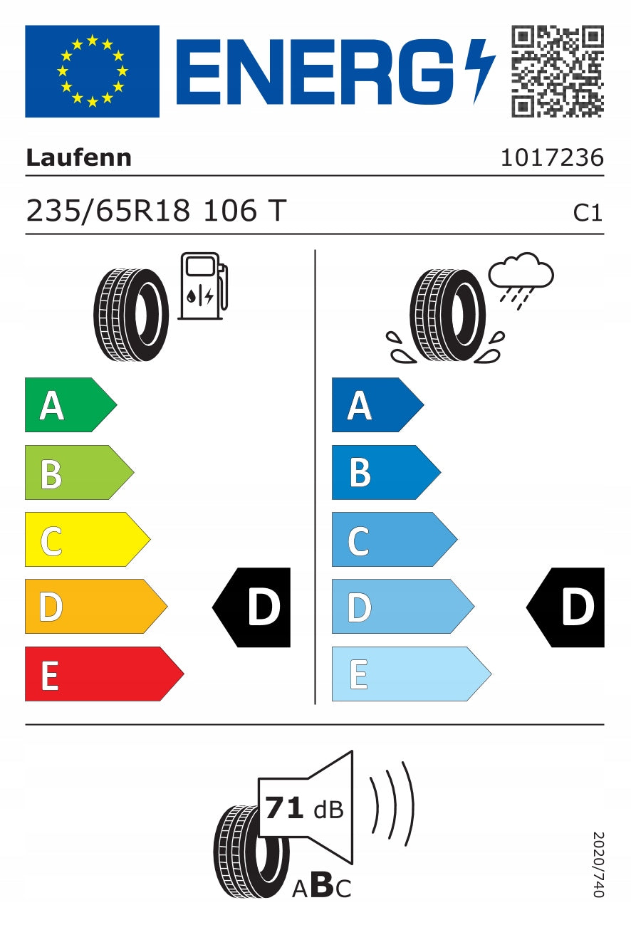 1 summer tyre 235/65R18 106T Laufenn X FIT HT LD01 Season summer
