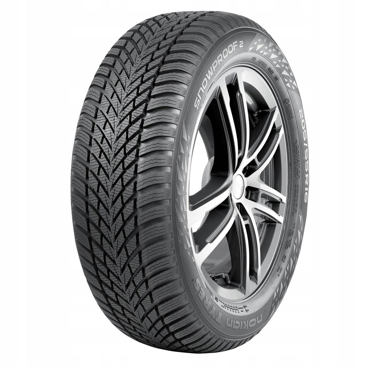 1 winter tyre 205/50R17 93V NOKIAN Snowproof 2