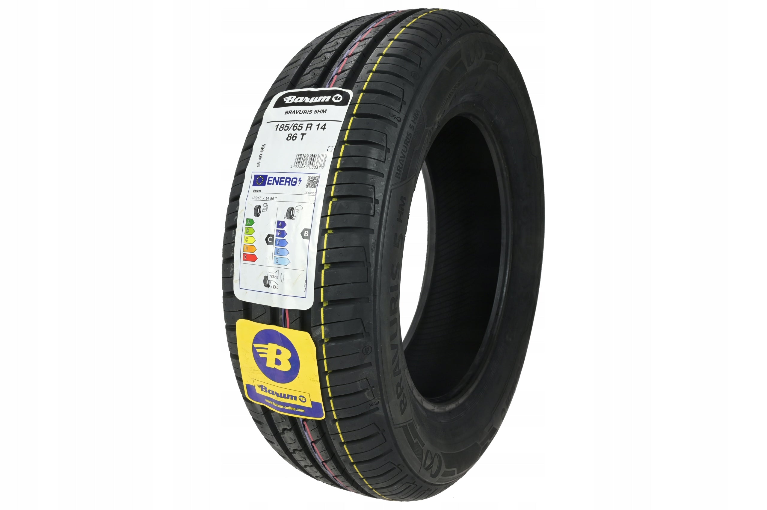 1 x 185/65R14 86T Bravuris 5HM BARUM SUMMER