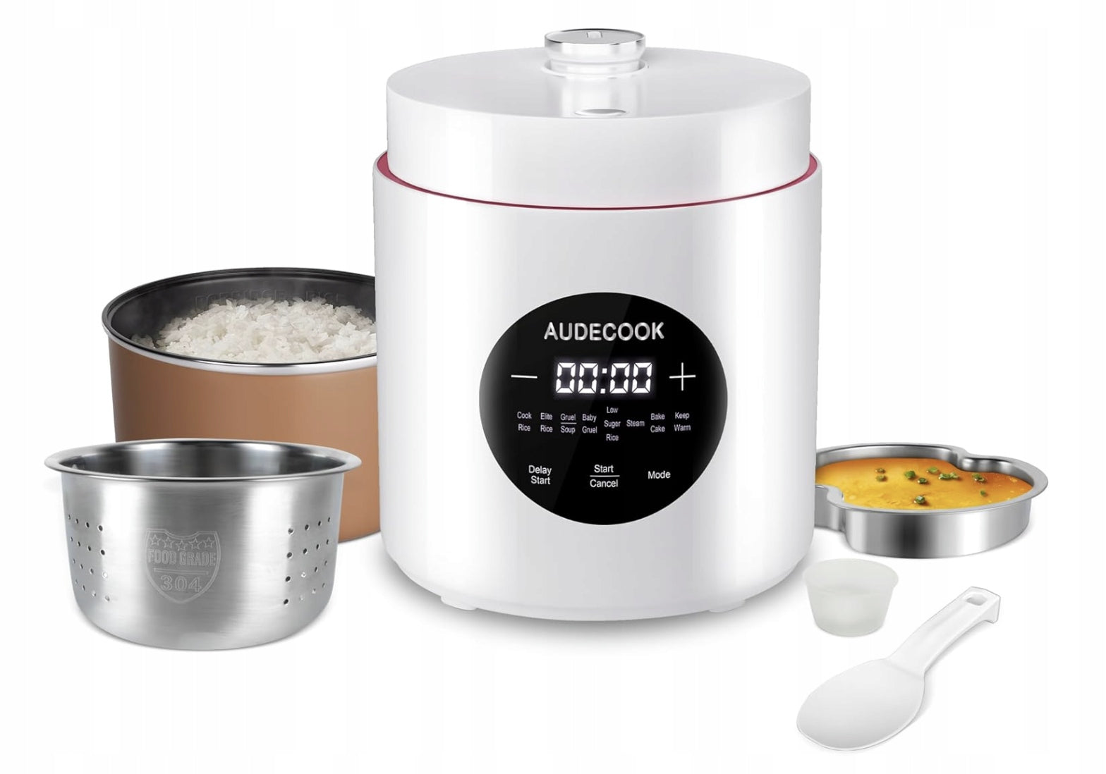 10.02.29 Audecook Multicooker Rice Cooker 1,5L 300W