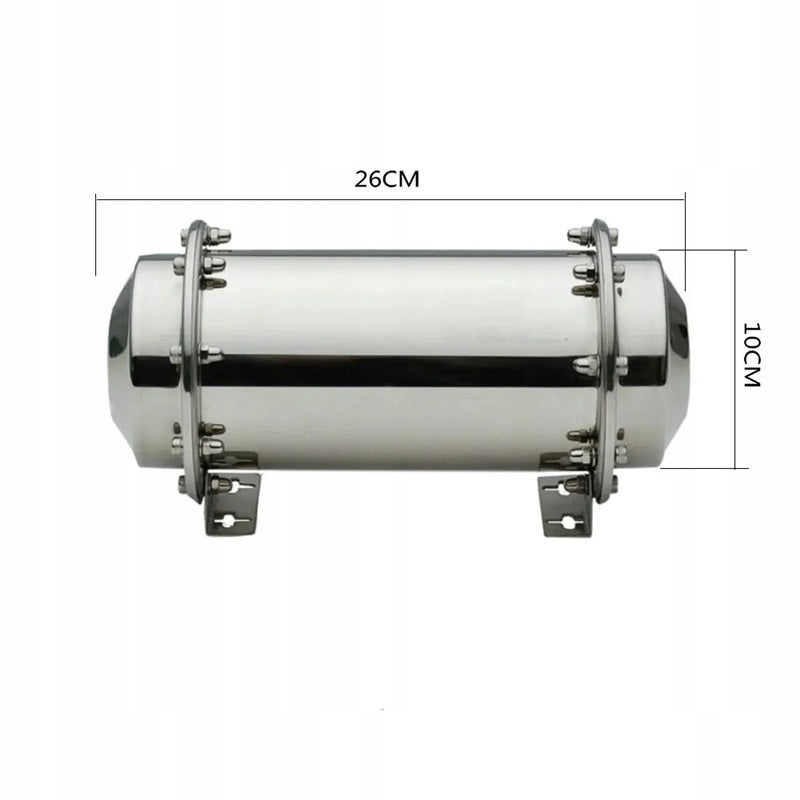 10,23 Inch H Stainless Steel Time Capsule Brand no brand