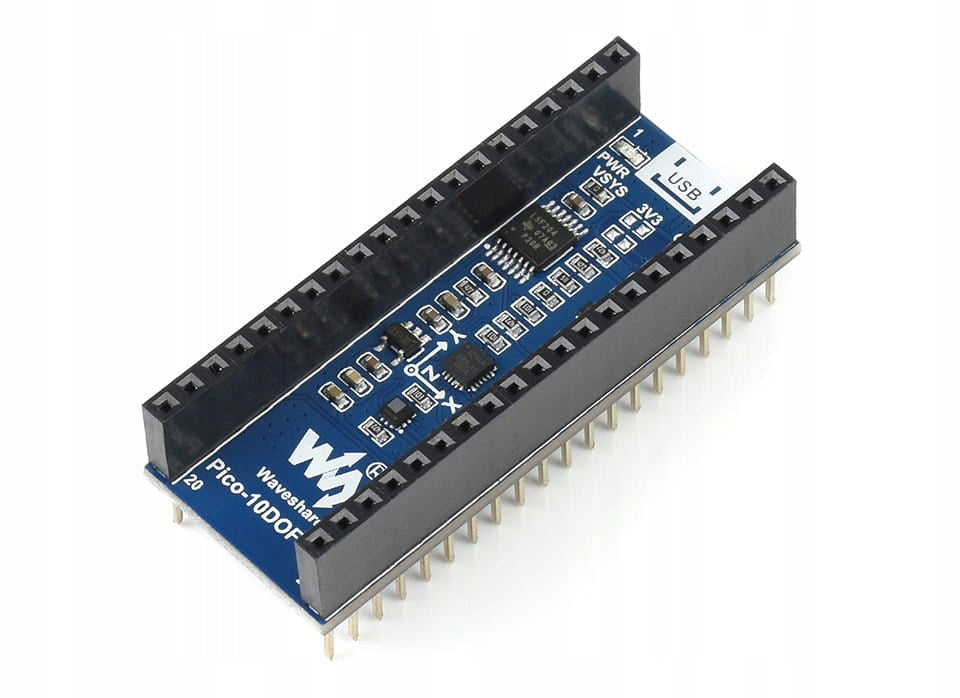 10-DOF IMU gyroscope barometer ICM20948 LPS22HB for Raspberry Pi Pico