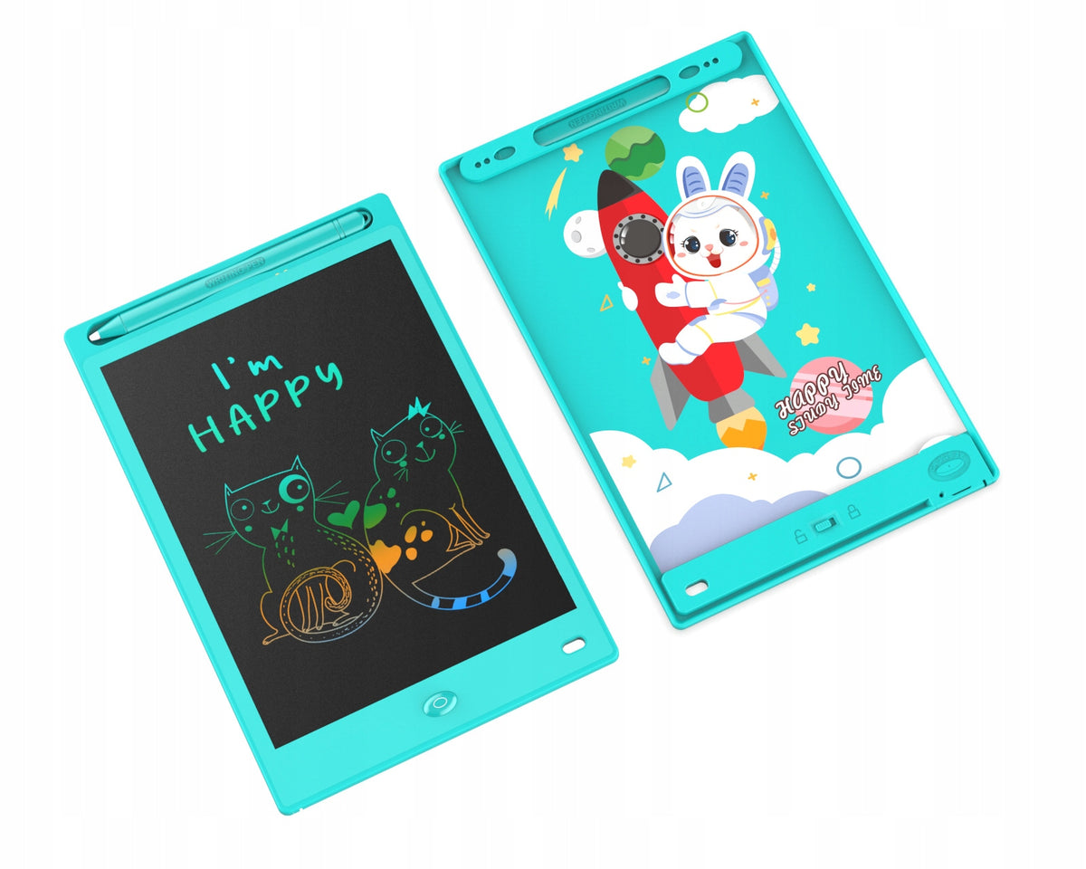 10 Inch Color LCD Tablet for Writing and Drawing, Bunny, Blue