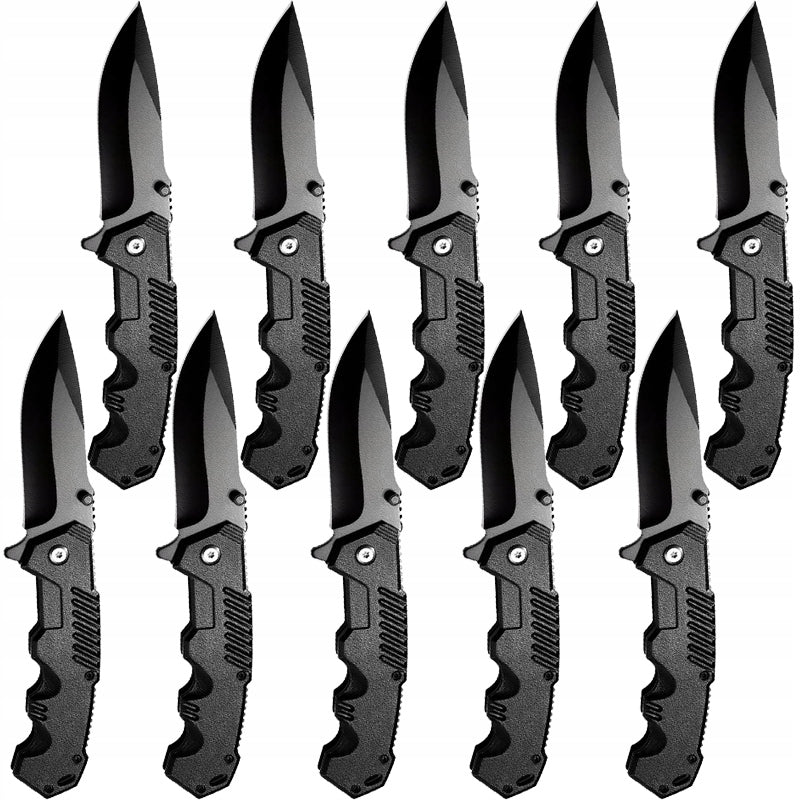 10 PCS FOLDING SURVIVAL KNIFE FOR CUTTING SHARP CAMPING HANDY FOR GIFT