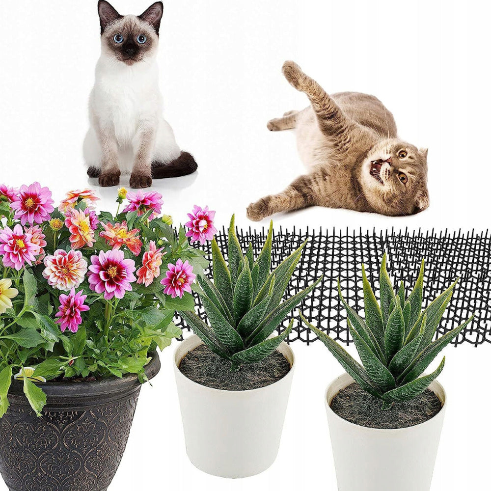 10 PCS PET BARRIER FOR GARDEN, CAT PROTECTION MESH Use Against cats martens dogs