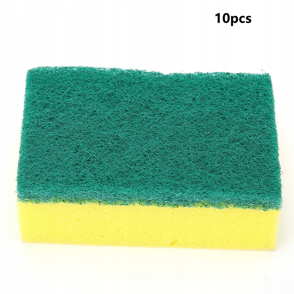 10 Pcs Kitchen Utensils Dishwashing Sponge Cleaning Cloth S