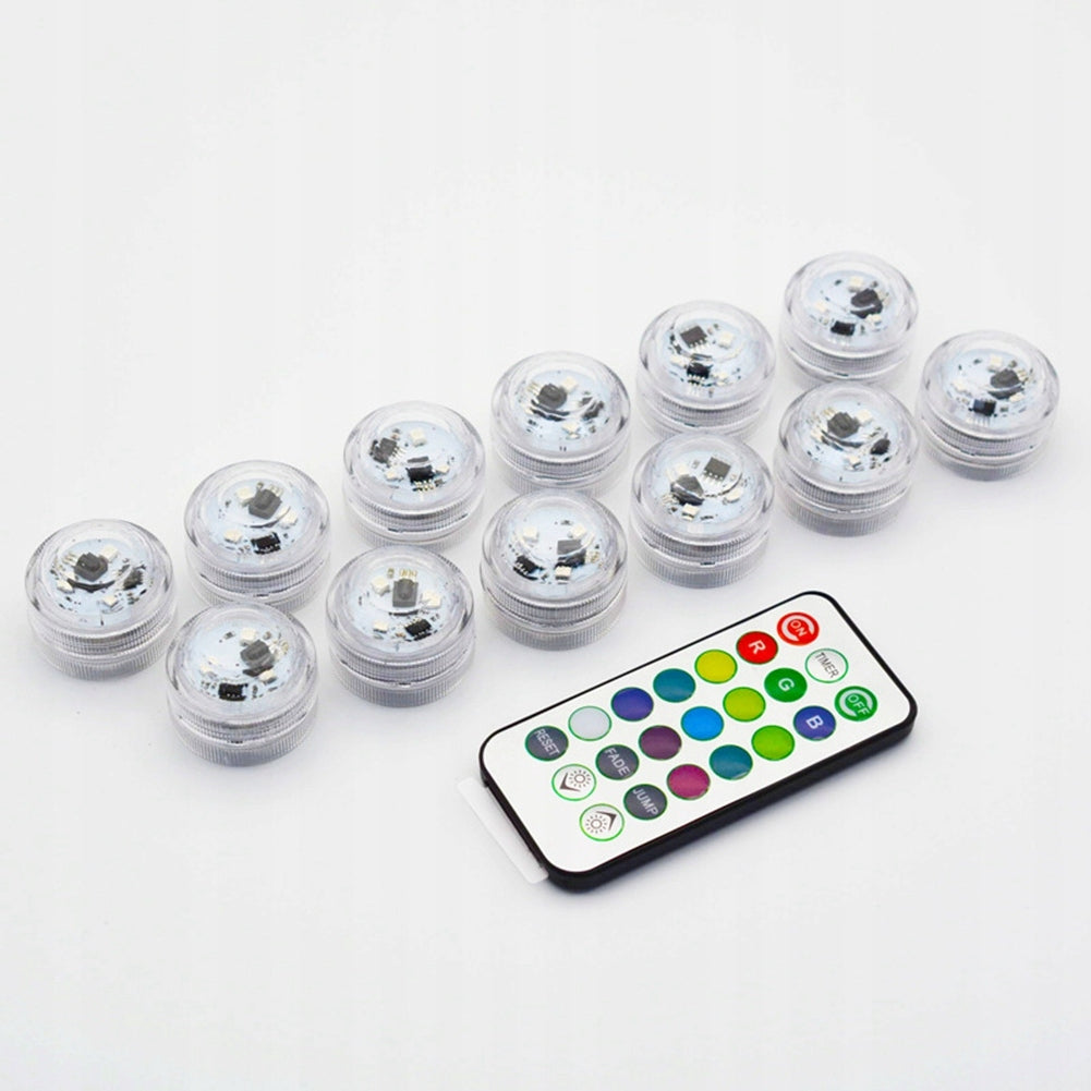 10 Pcs Wireless Colorful LED Car Interior Lighting Product weight with unit packaging 0.17 kg