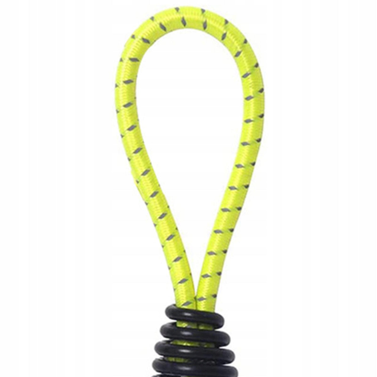 10 Pieces Bungee Cord Outdoor Elastic Rope Sturdy Tent Hook Climbing Yellow Packaging status original