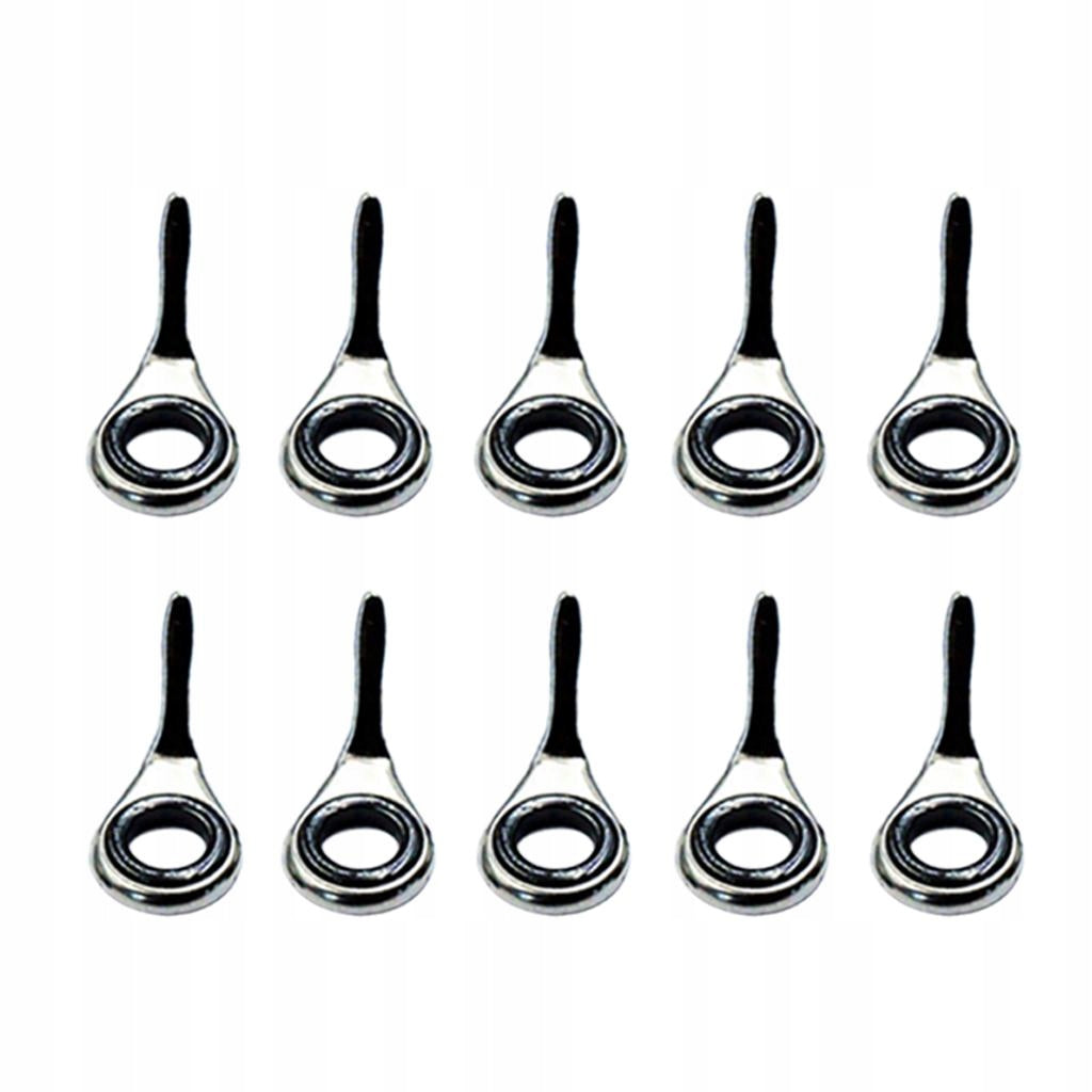 10 Pieces Fishing Rod Guides Fishing Line Guides Eyes Sets 3mm