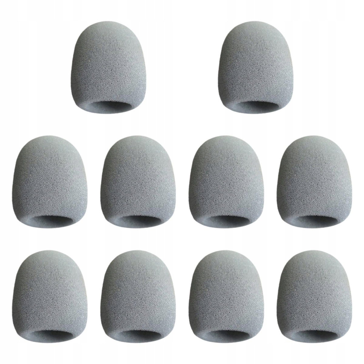 10 Pieces Handheld Microphone Cover Sponge Foam Mic Cover Thicked Gray Manufacturer code 08078029845