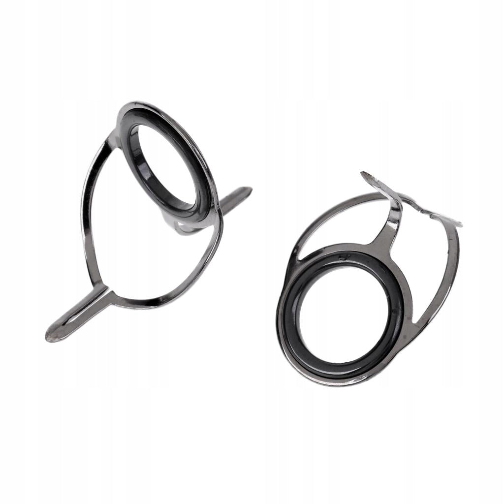10 Pieces / Set Ceramic Rod Rings Stainless 20# Model Wskazówka przewodnika wędki