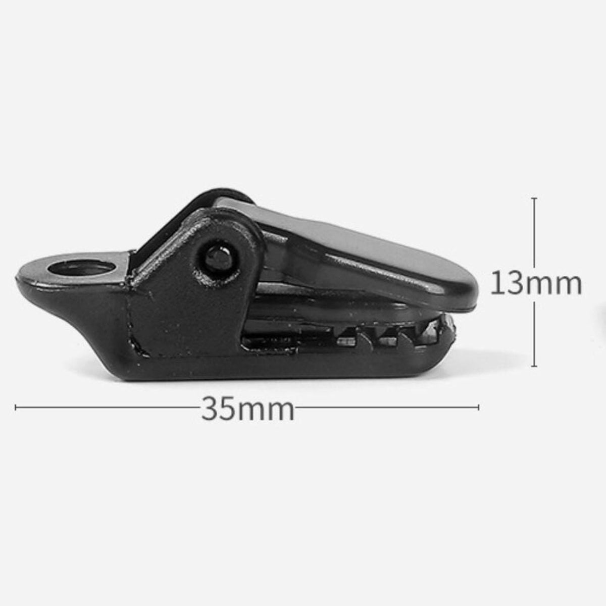 10 Pieces Tarp Clips Heavy Duty Locking Clamp Grabbers Tent Fastener black Packaging status original