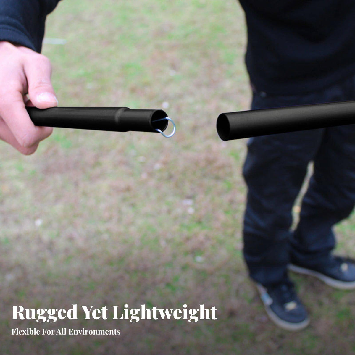 10 Pieces Tent Canopy Support Poles Bend Resistant Black Pole Only 2M 8-sec Packaging status original