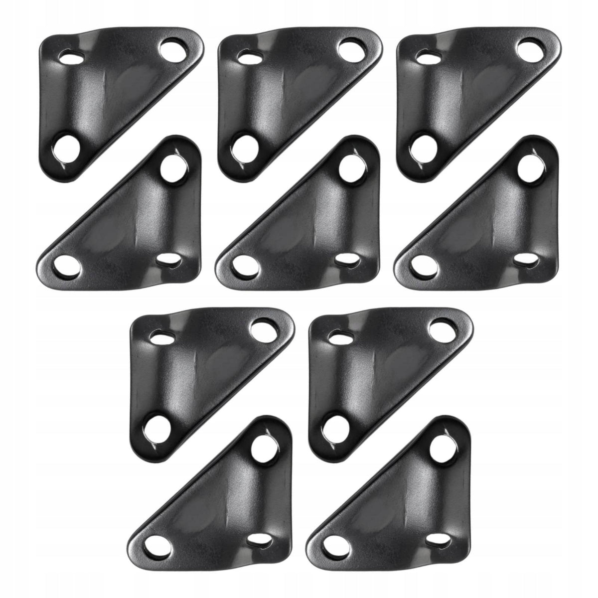 10 Pieces Triangular Rope Plate Ultralight Aluminum Alloy Rope Tensioner