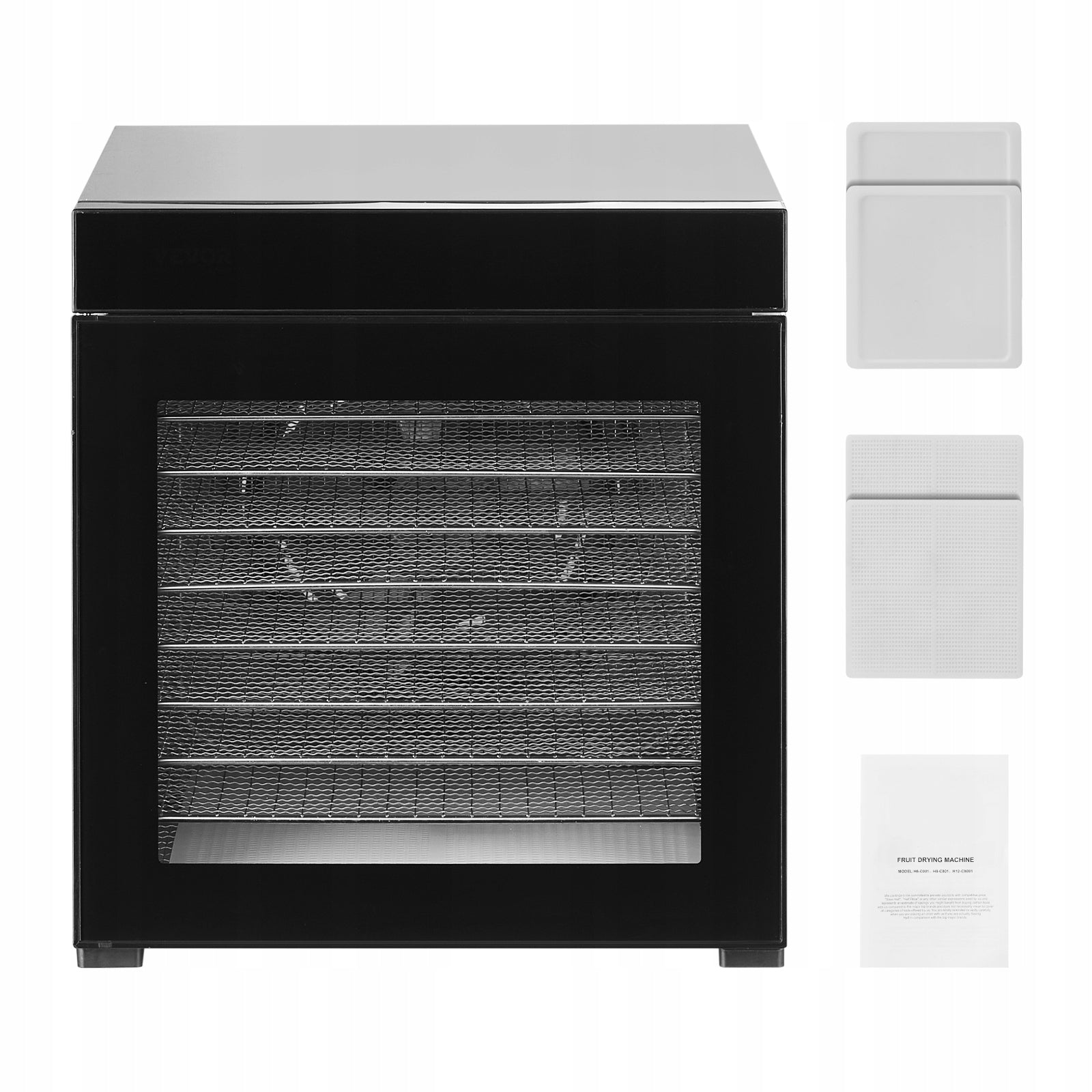 10 Trays Food Dehydrator Machine Stainless Steel 1000W Jerky Fruit Drying Manufacturer code SPF100548800WDQGIV2