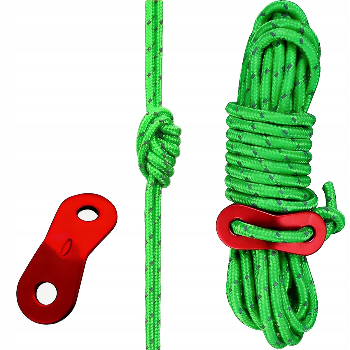10 X ADJUSTABLE TENSION ROPES, TENSION CABLES WITH ROPE TENSIONER