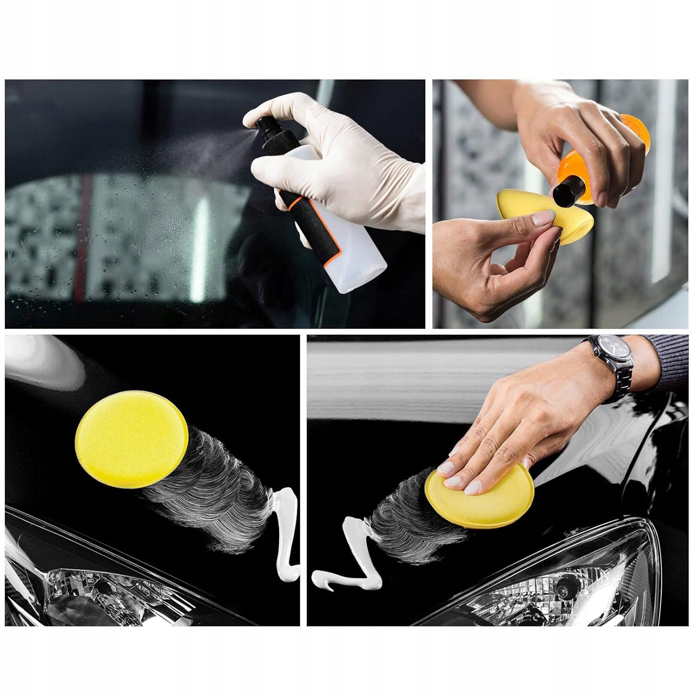10 X K2 APPLICATOR SPONGE PAD FOR APPLYING PASTE DRESSING WAX EAN (GTIN) 5907255077182