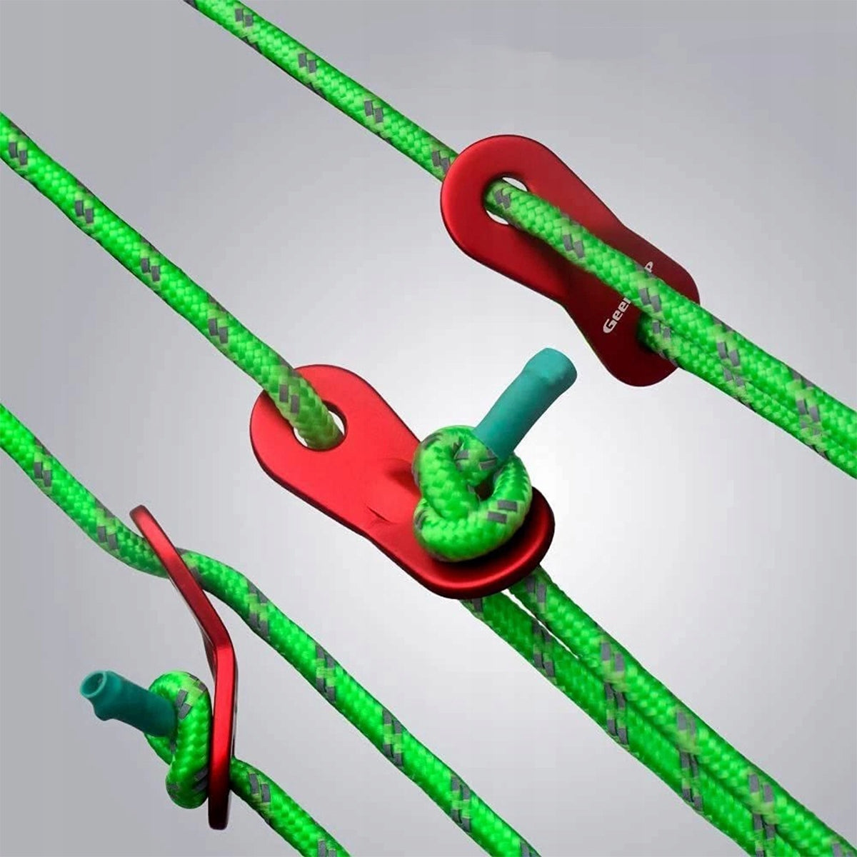 10 X TENSION ROPES, TENSION CABLES WITH ROPE TENSIONER 4M Manufacturer code 4059635534608