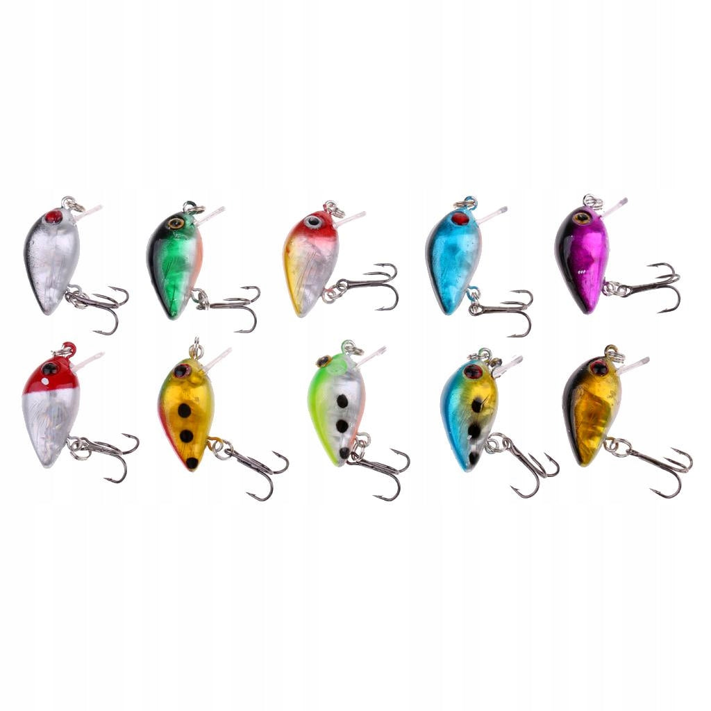10 pieces floating fishing lures 2.6cm Brand no brand