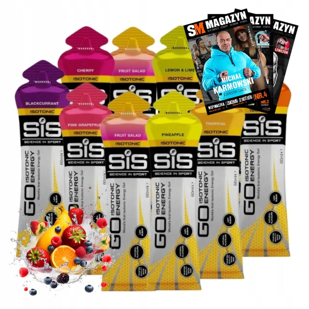 10 x SIS GO ISOTONIC ENERGY GEL ISOTONIC 60 ml HYDRATION ENERGY