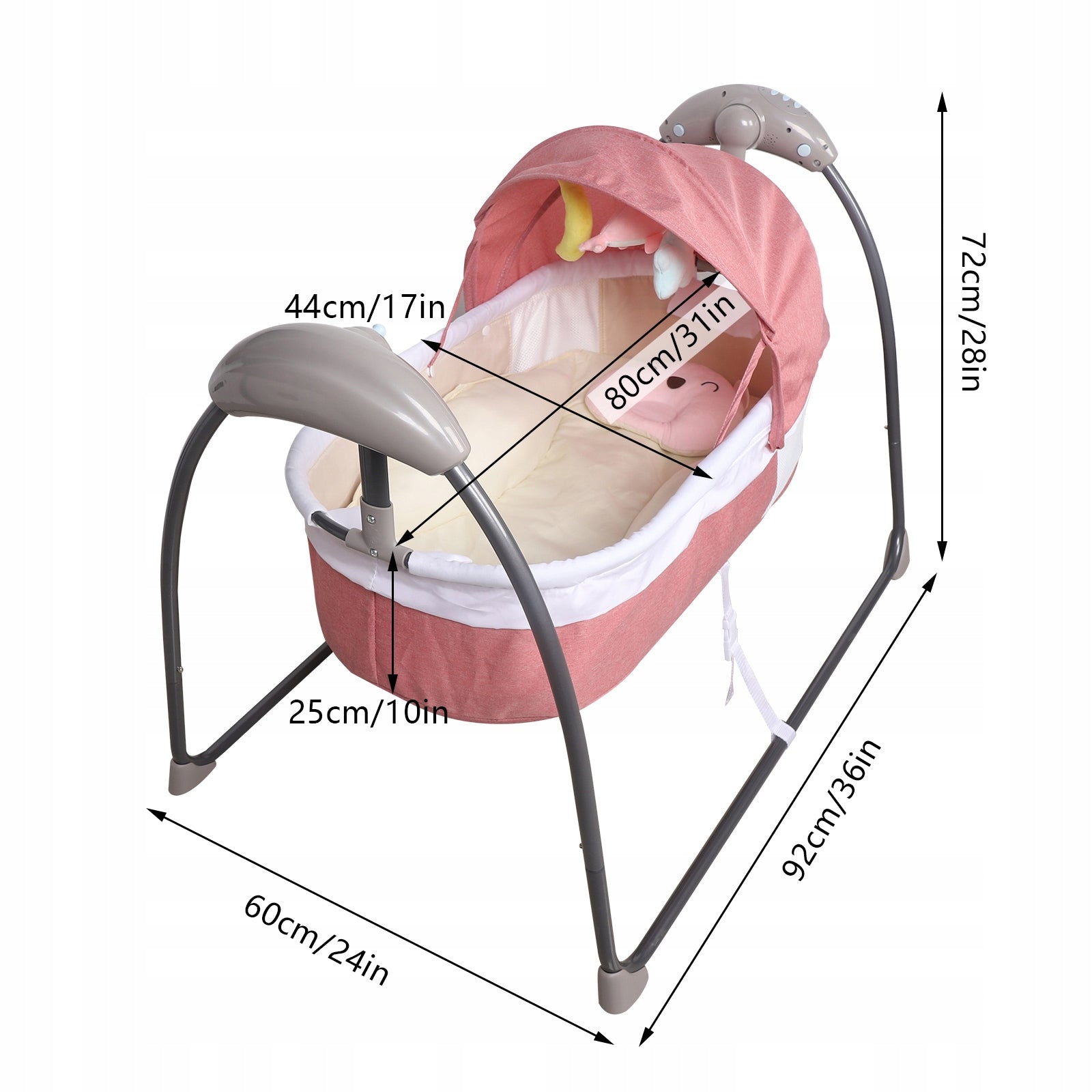 100-240V electric baby rocking bed Brand no brand