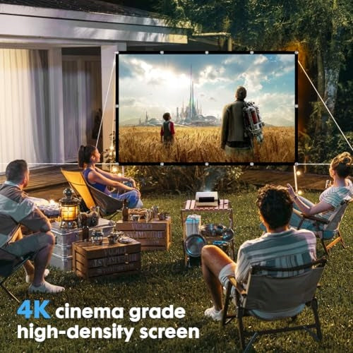 100 INCH HD 16:9 PROJECTION SCREEN FOLDABLE FOR HOME THEATER GIFT Brand no brand
