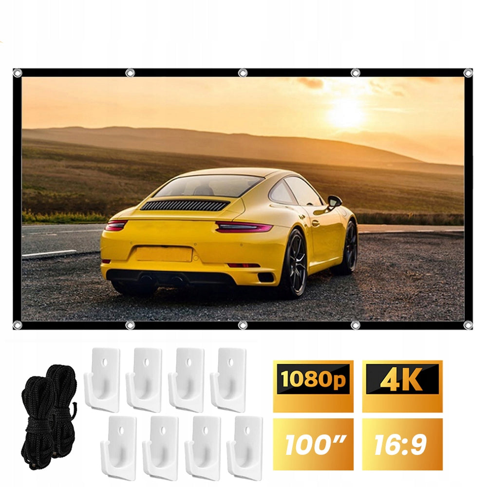 100 Inch Folding Film Fabric Screen