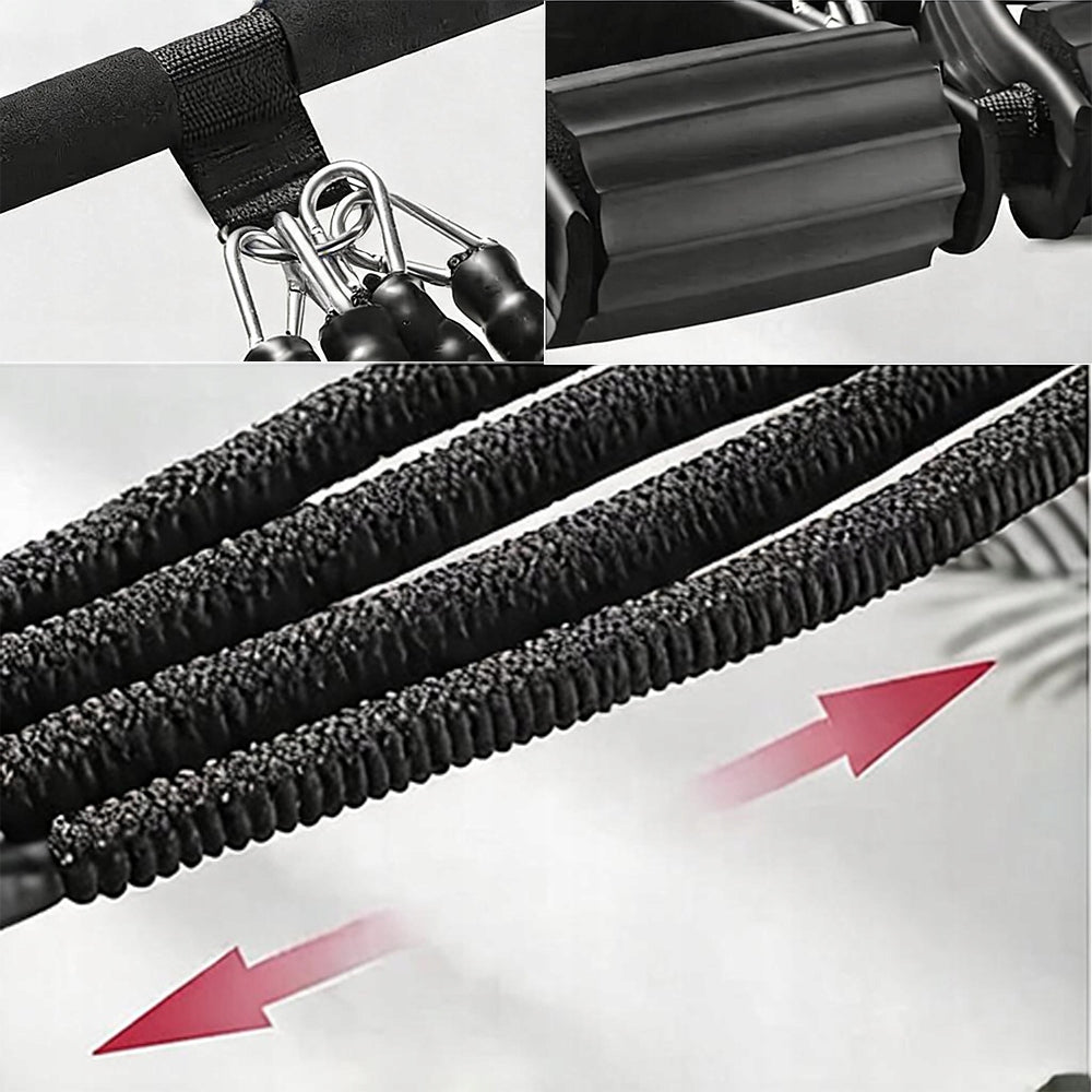 100 LB RESISTANCE RUBBER WITH PEDAL HANDLES FOR FITNESS STRENGTH EXERCISES Manufacturer code 6HG8459BK34