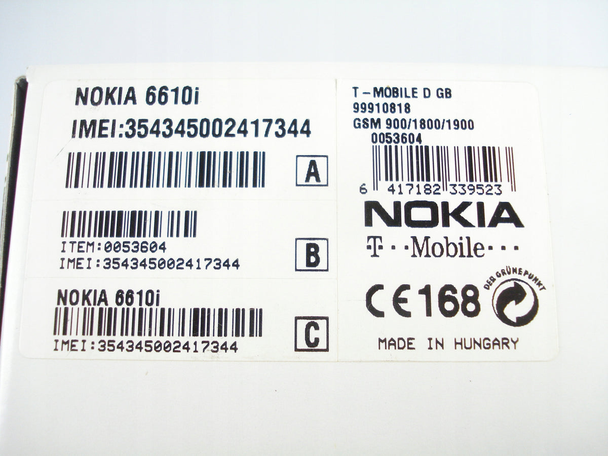 100% NEW ORIGINAL NOKIA 6610i RM-37 BLACK Brand Nokia