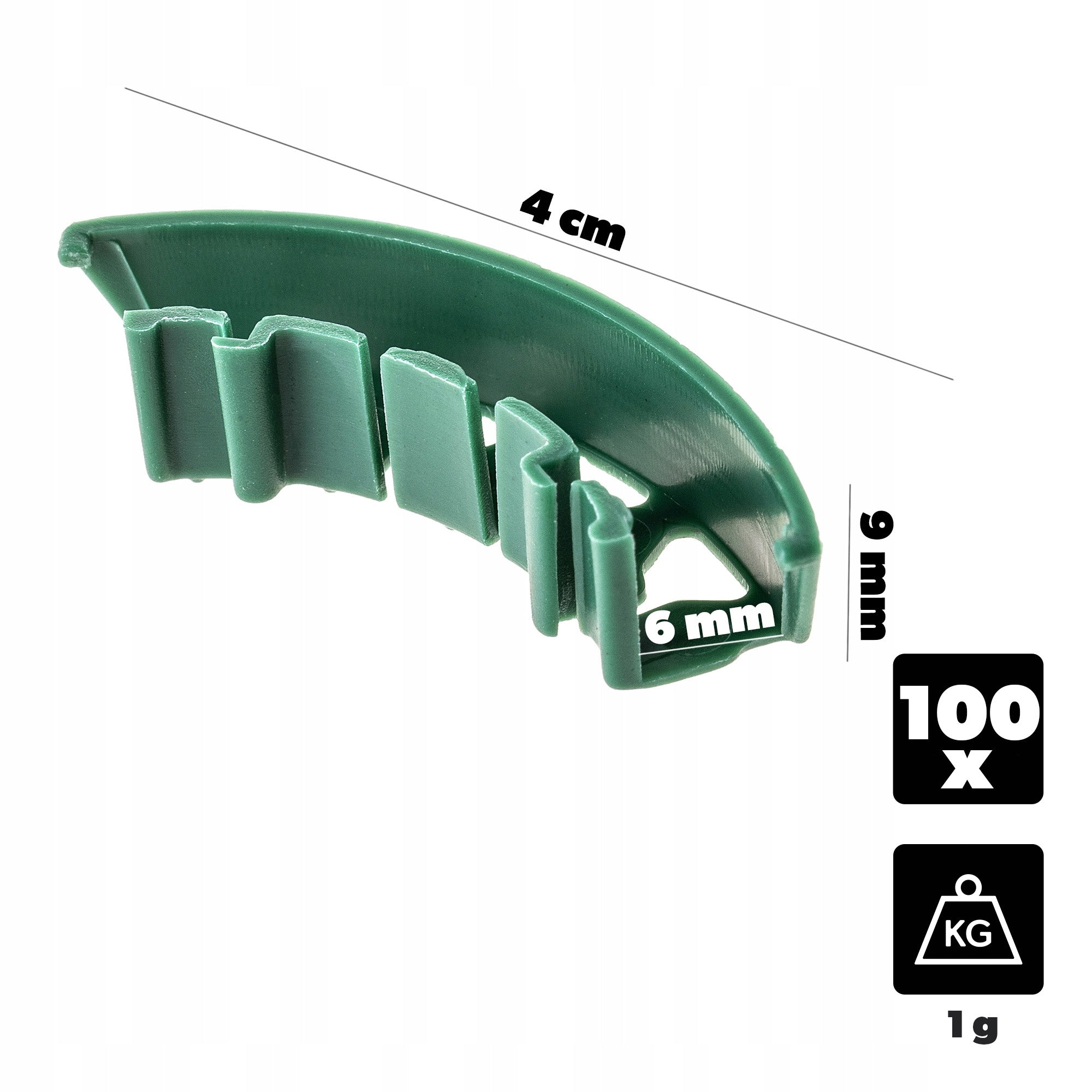 100 PCS ARCHES FOR GRAPES TOMATO STEMS PLANT ARCHES CLIPS CLASP SUPPORT Manufacturer code K16150