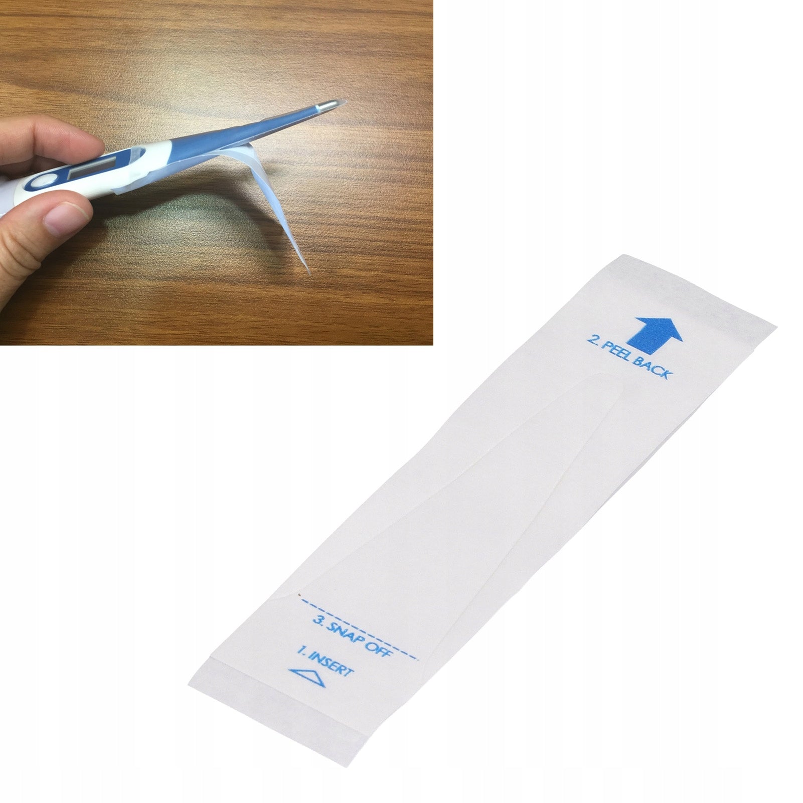 100 PCS DIGITAL THERMOMETER PROBE COVERS Manufacturer of a medical device brak