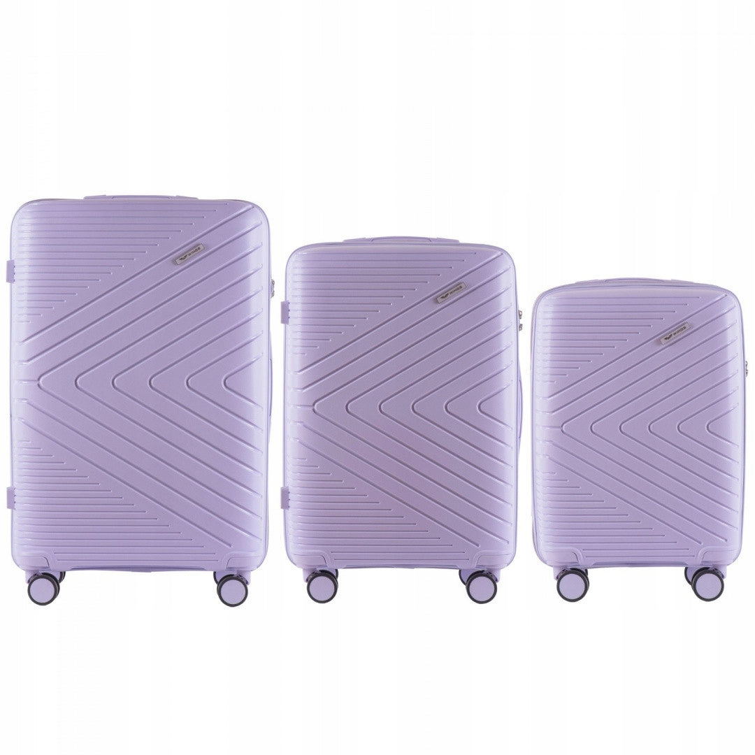 Kofferset Wings Primrose, S/M/L, lila 