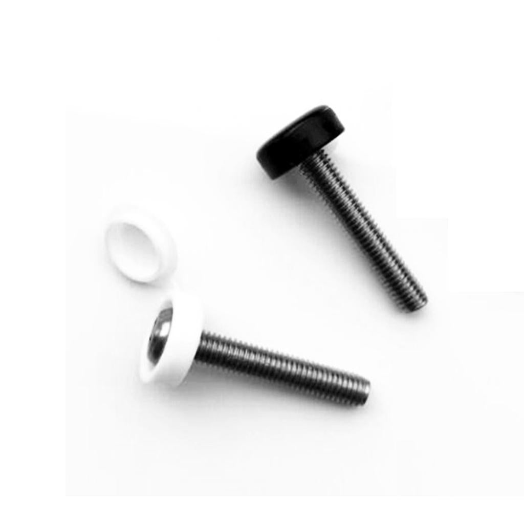 100 Pack Hinged Plastic Clips Screw Cover Fold Snap Caps 6mm for Auto White Brand no brand