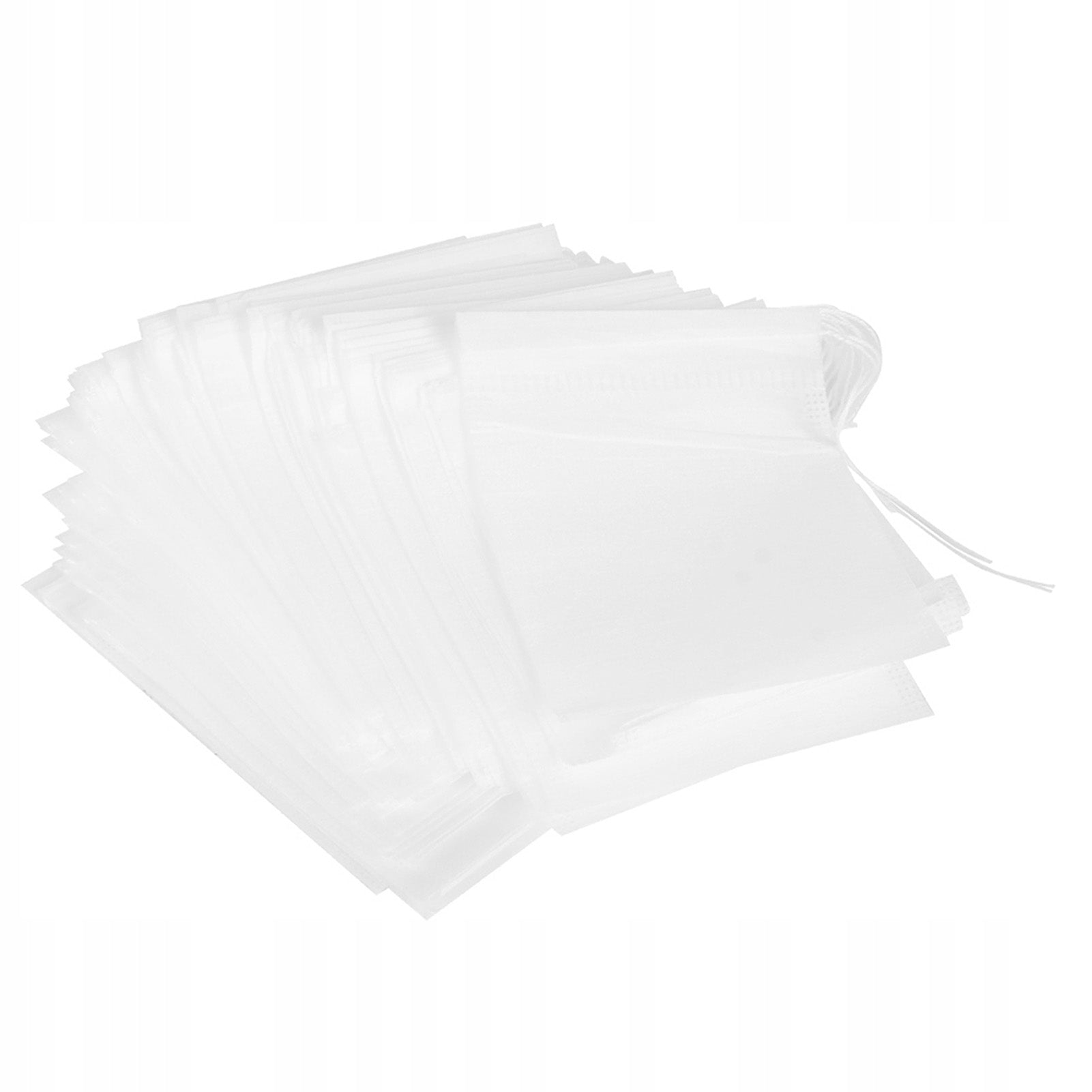 100 Pcs 7x9cm Disposable Safe Tea Bags Leaves 6E Expiration date not specified