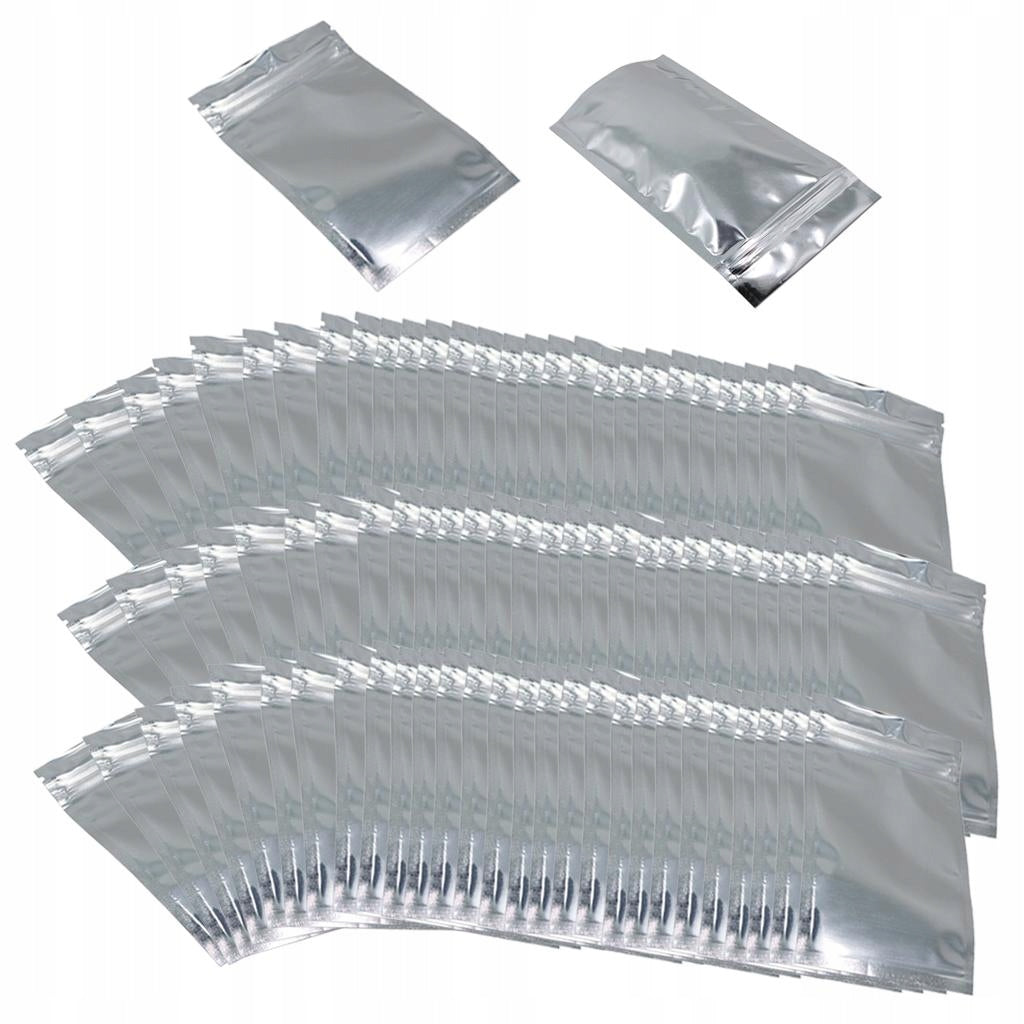 100 Pcs Matte Zip Mylar Bag Aluminum Foil Pouches For Cookies Format other
