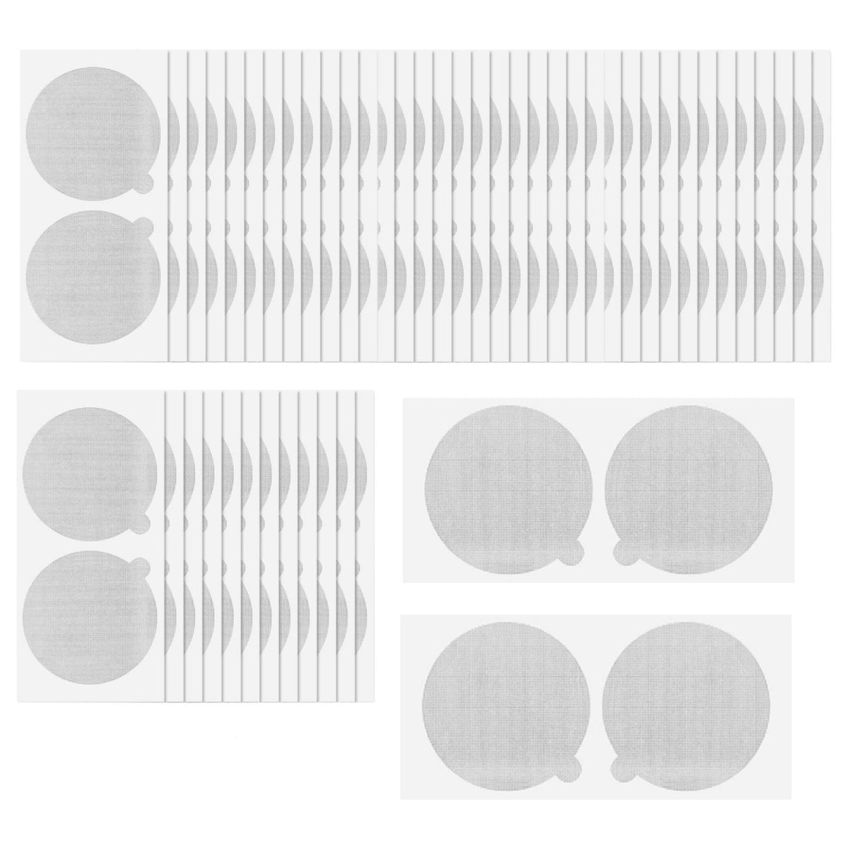 100 Pieces Coffee Capsule Lid with Pull Tab 62mm for Kitchen