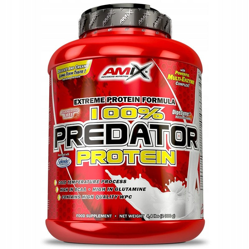 100% Predator Protein 1000g strawberry Expiration date at least 3 months from the date of purchase