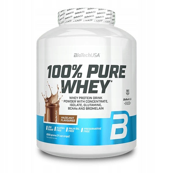100% Pure Whey tejsavó fehérjepor - 2000 g mogyoró