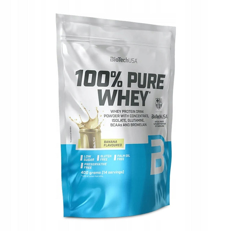 100% Pure Whey tejsavó fehérjepor - 400 g banán