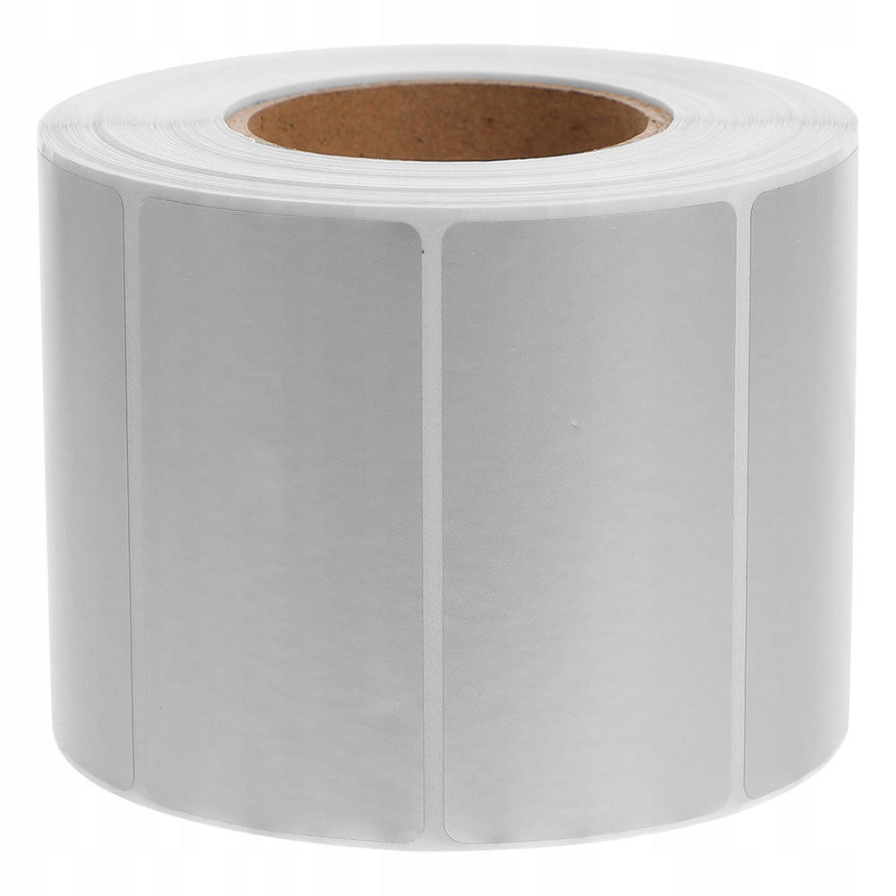 1000Pcs Silver Sticker Printer Paper Blank Labels with Durable Adhesive Brand no brand