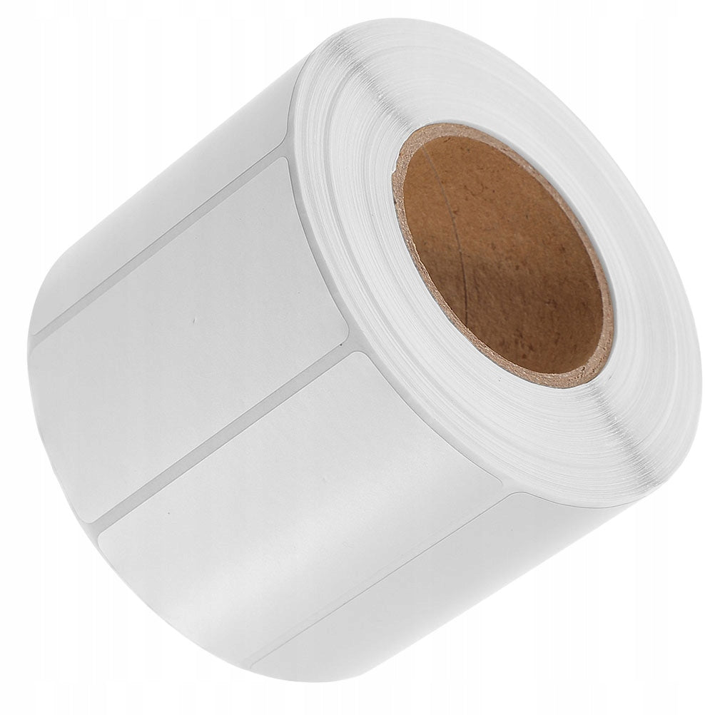 1000Pcs Silver Sticker Printer Paper Blank Labels with Durable Adhesive Label length 50 mm