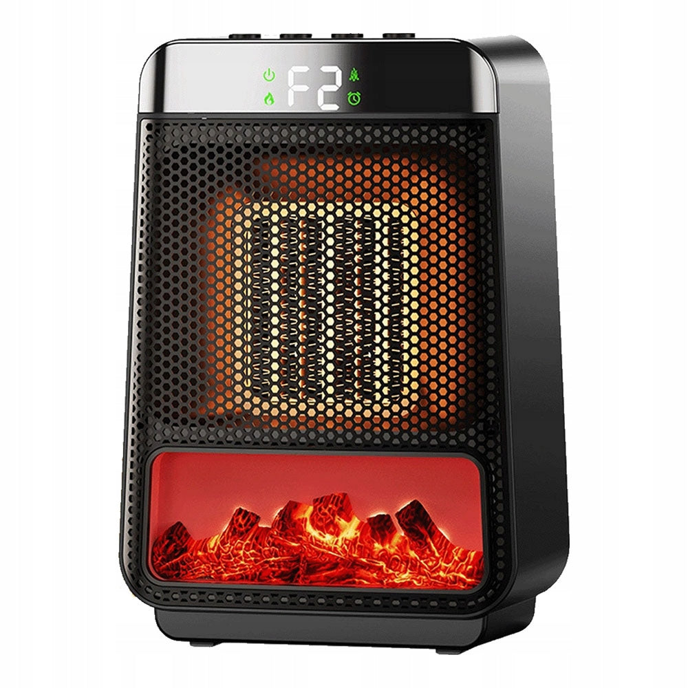 1000W ELECTRIC CONVECTOR HEATERS WITH 3D TIMER FIREPLACE SAFE