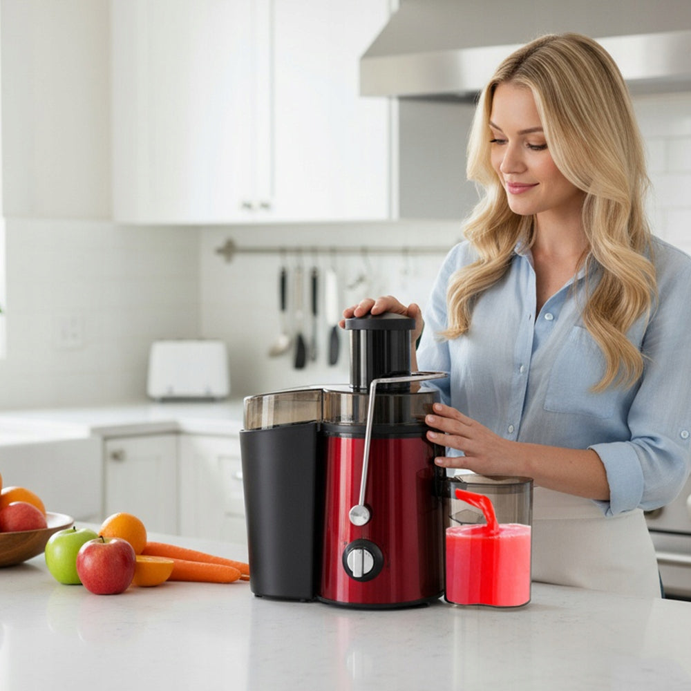 1000W ELECTRIC JUICER WITH SAFETY LOCK AND 1L CONTAINER Brand Bedee