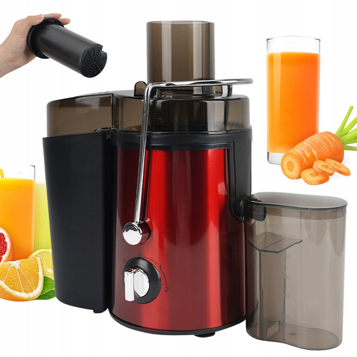 1000W JUICER 3-STAGE ADJUSTMENT HIGH EFFICIENCY